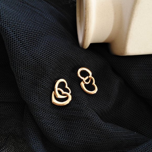 Myth X Dream Jewelry - 💙💕last one Locked Hearts Earrings